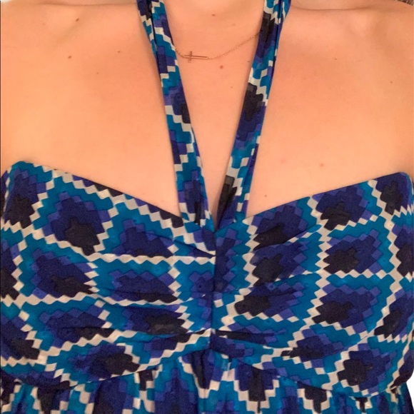 Y2K Geometric Halter Top - Picture 3 of 3